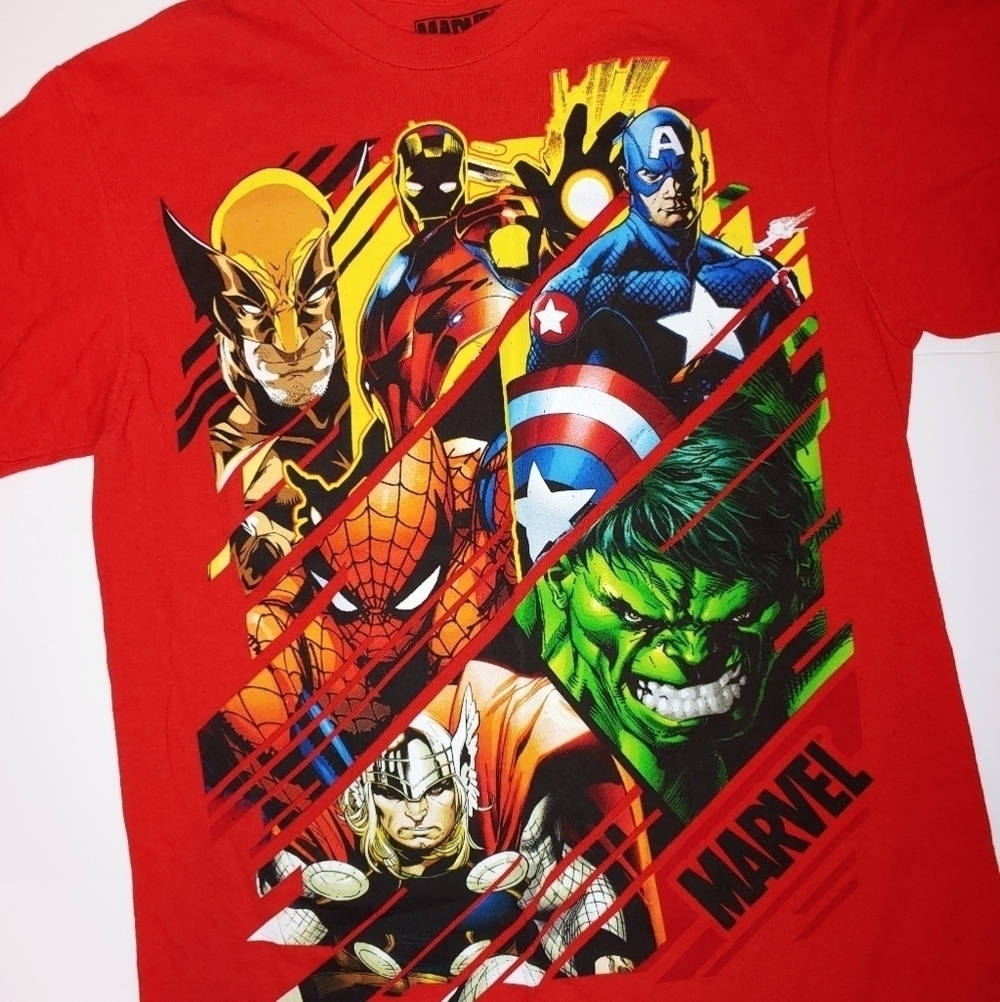 Marvel Characters Hulk Thor T-Shirt M